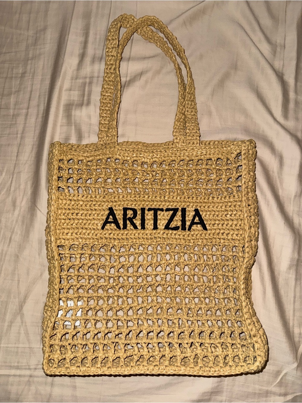 Aritzia Crocheted Tote